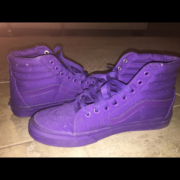 purple high tops